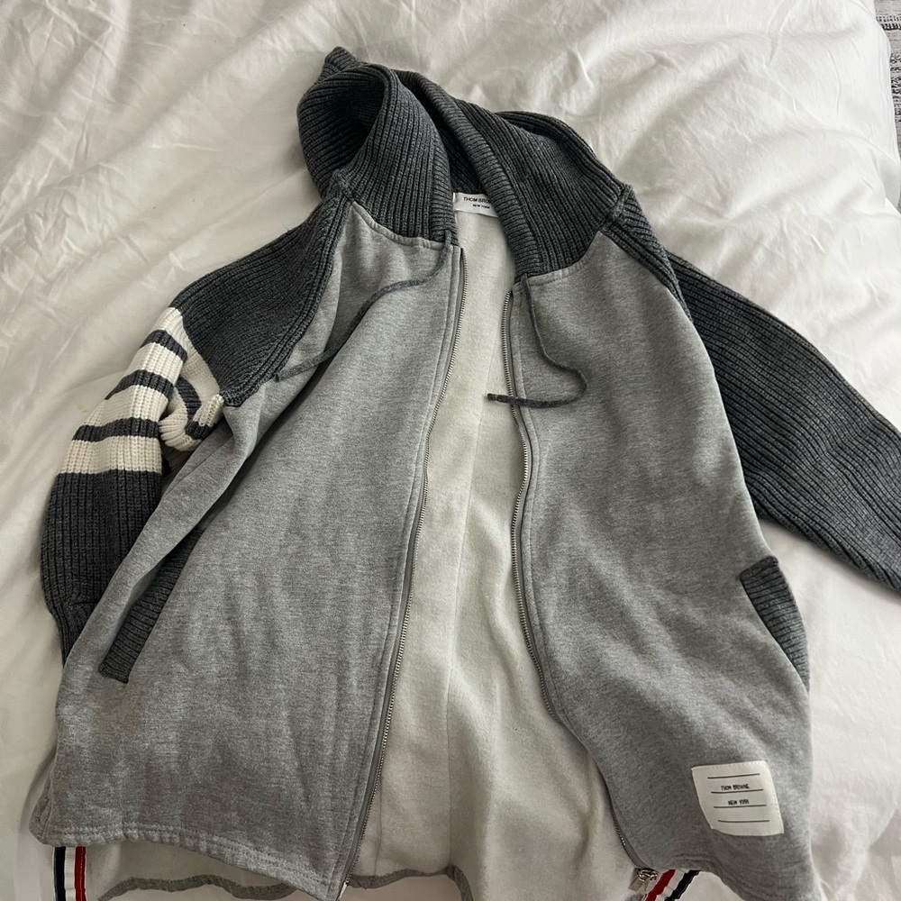 Gray Hooded Women’s Sweater